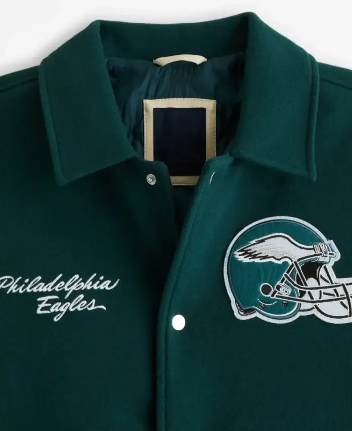 Herren Philadelphia Eagles Varsity Bomber Jacke