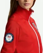 Hoda Kotb Team USA Olympic Red Track Jacket