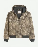 Hollister Camo Hooded Jacket Front