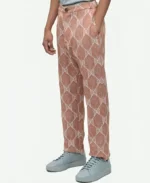 Julien Emily In Paris S04 Samuel Arnold Coral Printed Cardigan Pants