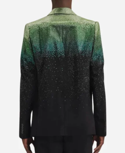 Julien TV Series Emily In Paris Season 4 Samuel Arnold Gradient Embellished Blazer