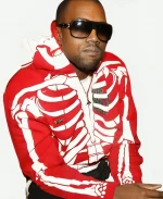 LRG Dead Serious Zip-Up Hoodie Red & Black