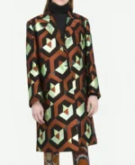 Laurence Gormezano Geometric TV-Series Emily In Paris S03 Marianne Jacquard Coat