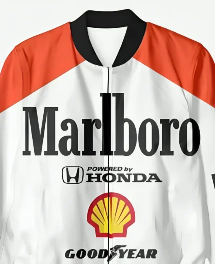 Marlboro F1 Racing Motorcycle Bomber Jacket