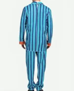 Mike Myers Austin Power Pinstripe Blue Tracksuit Back