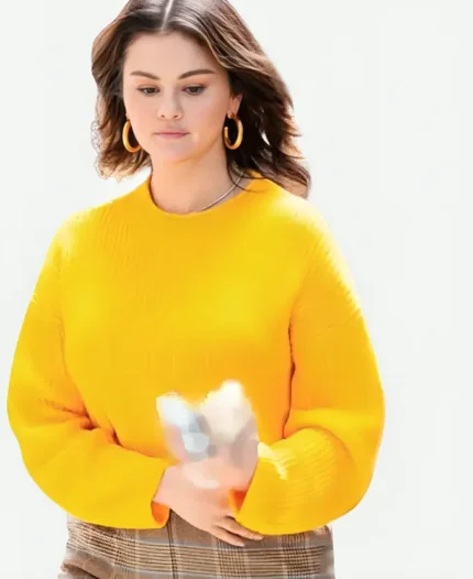 Only Murders In The Building Selena Gomez Yellow Sweater