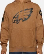 Philadelphia Eagles 2023 Salute To Service Club Pullover Hoodie