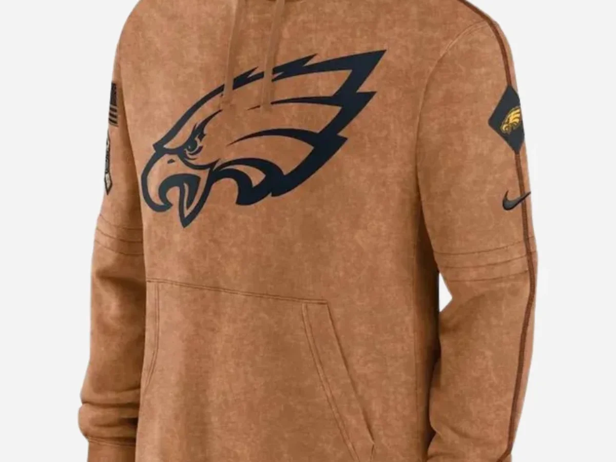 Philadelphia Eagles Salute to Service Therma Hoodie Jacket Era