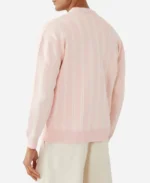 Samuel Arnold TV Series Emily In Paris Season 4 Julien Pink Stripe Cardigan