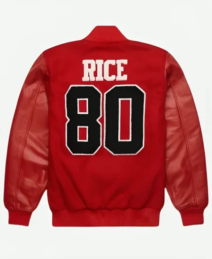 San Francisco Jerry Rice GOAT Varsity Jacket
