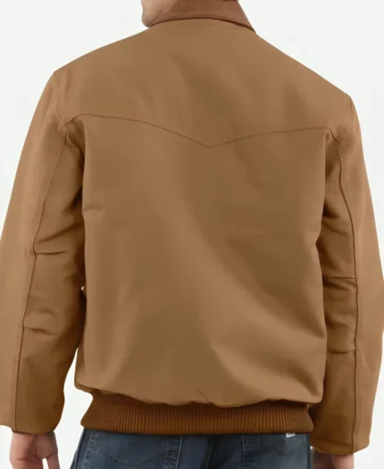Santa Fe Bomber Brown Jacket Back
