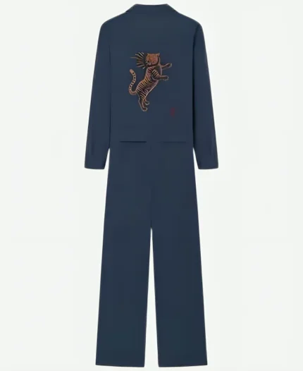 Stéfi Celma Nice Girls 2024 Denim Jumpsuit back
