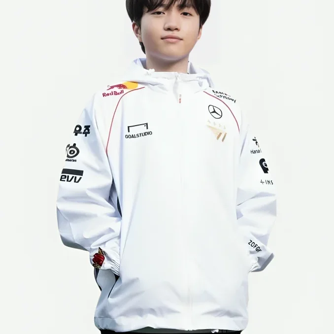 T1 Worlds 2024 White Jacket | T1 Worlds White Bomber Jacket T1 Worlds 2024 White Jacket | T1 Worlds White Bomber Jacket