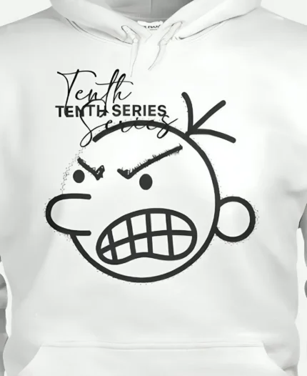 Tenth Series Diary Of A Wimpy Kid White Pullover Hoodie