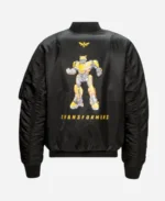 Transformers One Bomber Black Jacket Back