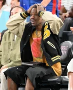 Travis Scott Paris Olympics 2024 Varsity Jacket