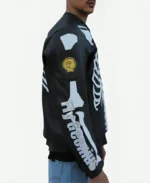 Usher Punisher Vanson Heart Skeleton Leather Jacket