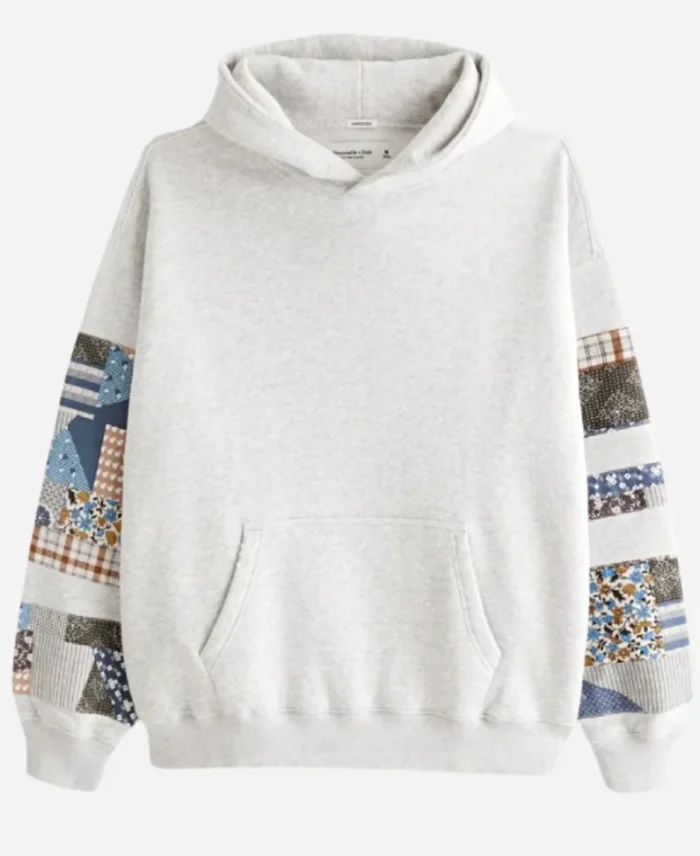 Abercrombie Patched Pullover Hoodie