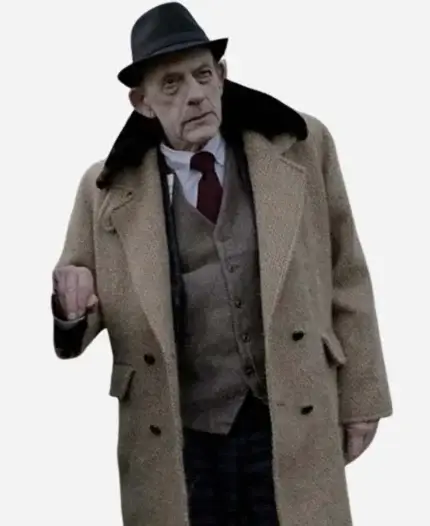 Alex Windsor Movie Spirit Halloween 2022 Christopher Lloyd Beige Coat