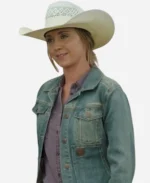 Amy Fleming TV Series Heartland S18 Amber Marshall Blue Denim Jacket