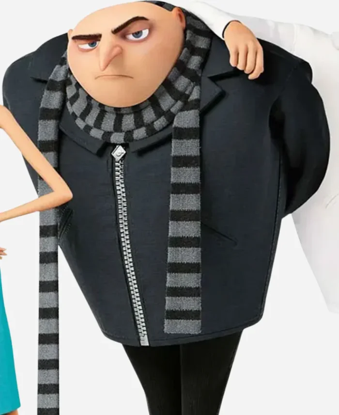 Animated Movie Despicable Me 4 Gru Black Costume Jacket