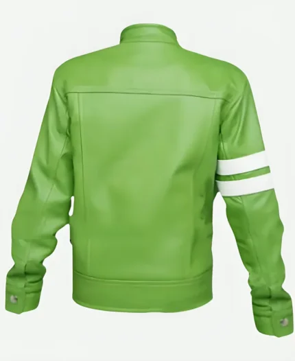 Ben 10 Alien Swarm Green Leather Jacket