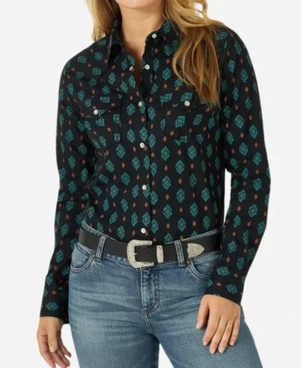 Beth Dutton Yellowstone S05 Printed Shirt