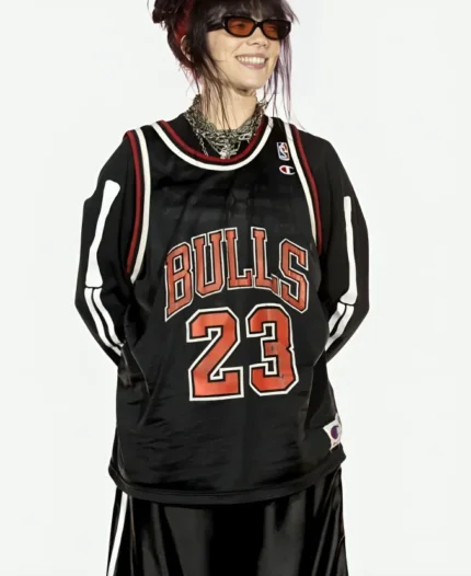 Billie Eilish Michael Jordan Black Jersey