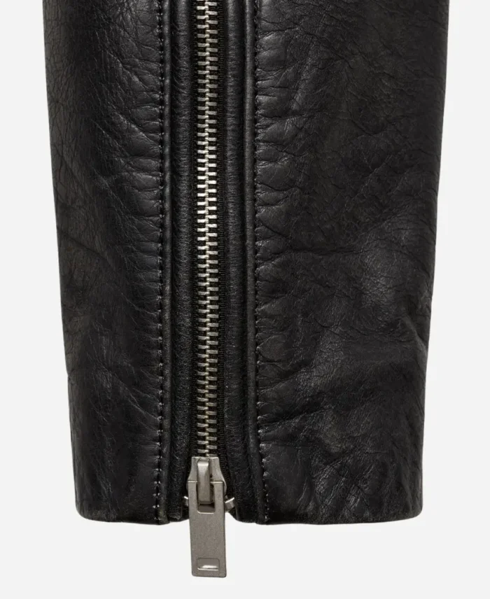 Black Biker Leather Jacket