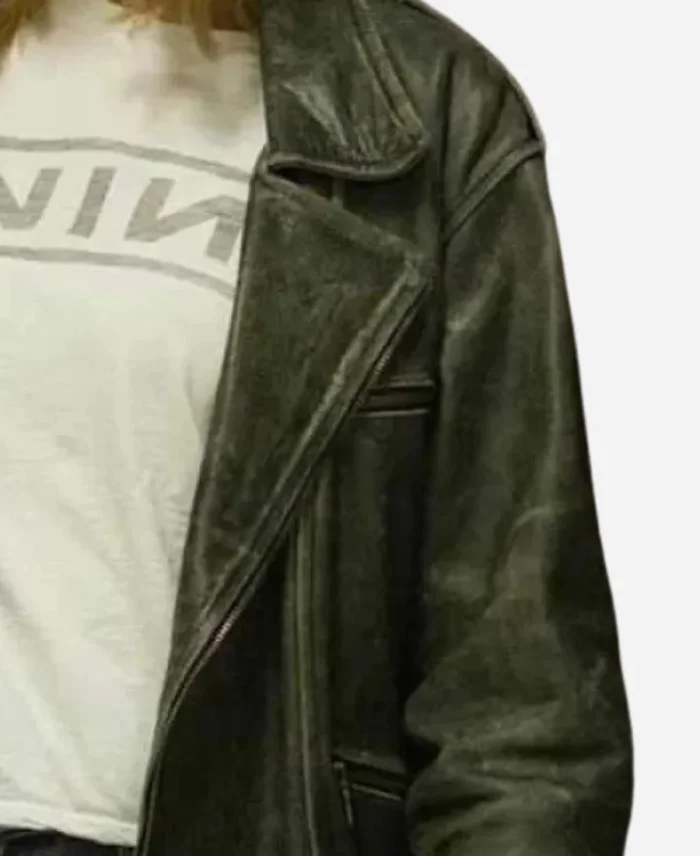 Brie Larson Movie Captain Marvel Carol Danvers Black Leather Jacket