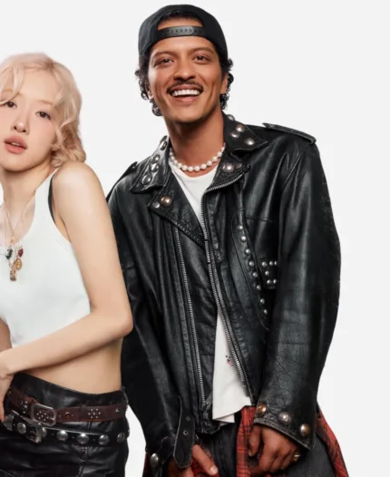 Bruno Mars Apt Leather Biker Jacket
