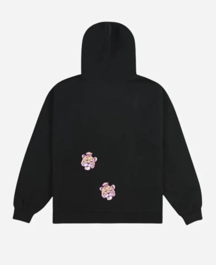 Cactus Jack College Travis Scott LSU Black Pullover Hoodie