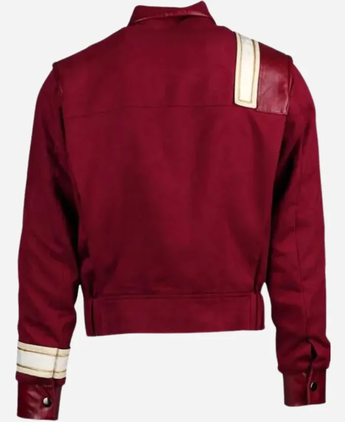 Captain Kirk Star Trek The Final Frontier Red Bomber Jacket For Sale