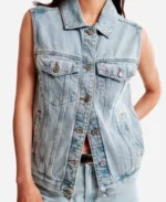 Carlacia Grant Outer Banks S4 Denim Vest