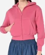 Challengers 2023 Zendaya Pink Hoodie