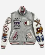 Champion Varsity Grey Jacket