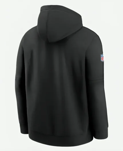 Chicago Bears Crucial Catch Hoodie Back