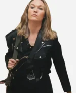 Chosen Family 2024 Julia Stiles Black Jacket