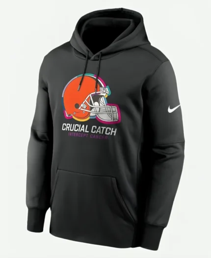 Crucial Catch Cleveland Browns Hoodie Front