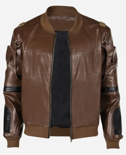 Cyberpunk 2077 Solomon Reed Phantom Liberty Brown Jacket