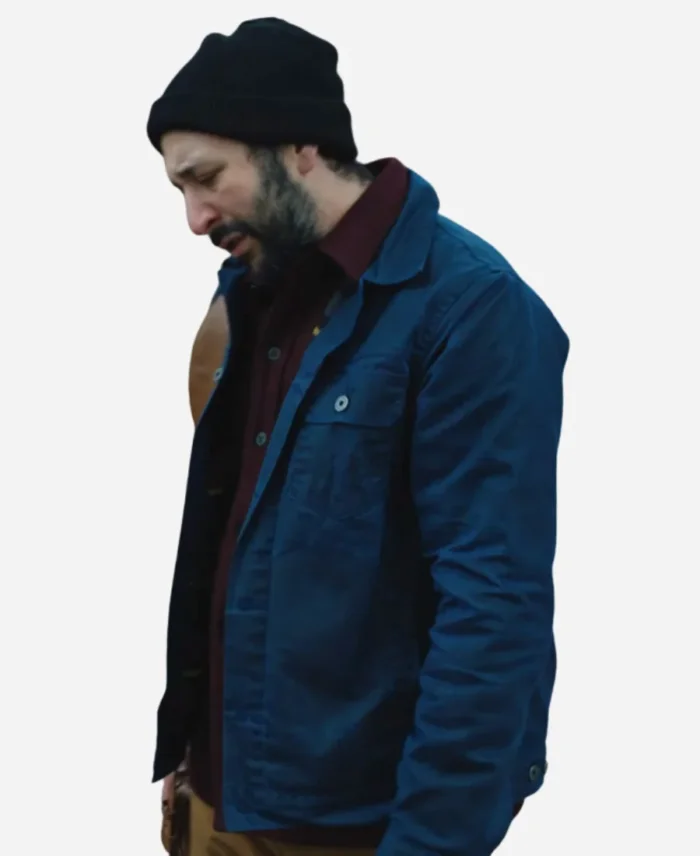 Desmin Borges Movie Hangdog 2024 Walt Blue Cotton Jacket