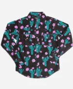 Eden Brolin Tv Series Yellowstone Season 03 Mia Dutton Black Floral Shirt