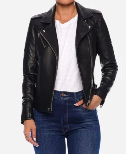 Elizabeth Tulloch Tv Series Superman And Lois 2021 Lois Lane Black Leather Jacket