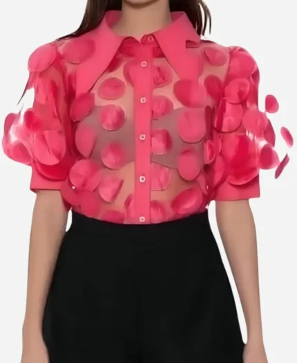 Elsbeth Tascioni Elsbeth S02 Pink Dot Blouse