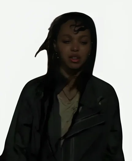  FKA twigs Movie The Crow 2024 Green Cotton Jumpsuit