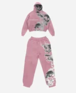 Gateway Luxury Hooded Pink Tracksuit