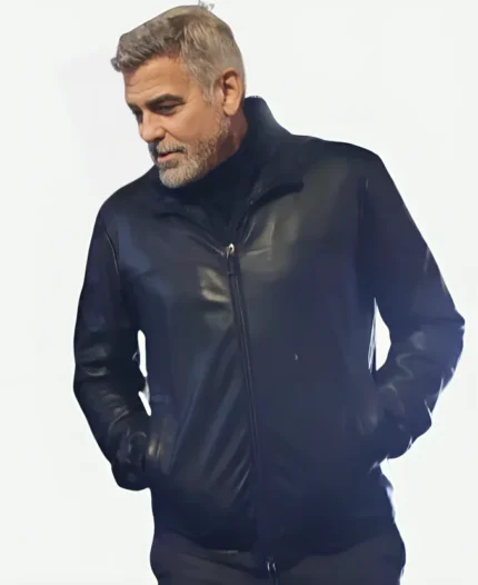 George Clooney Leather Jacket