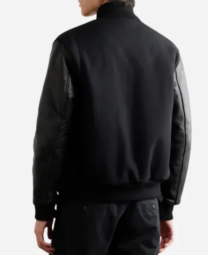 Golden Bear Leather Varsity Jacket For Sale