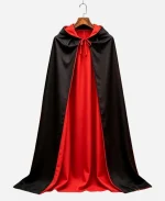 Halloween Dracula Black Red Vampire Cloak Cape