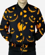 Pumpkins Halloween Festival Bomber Jacket